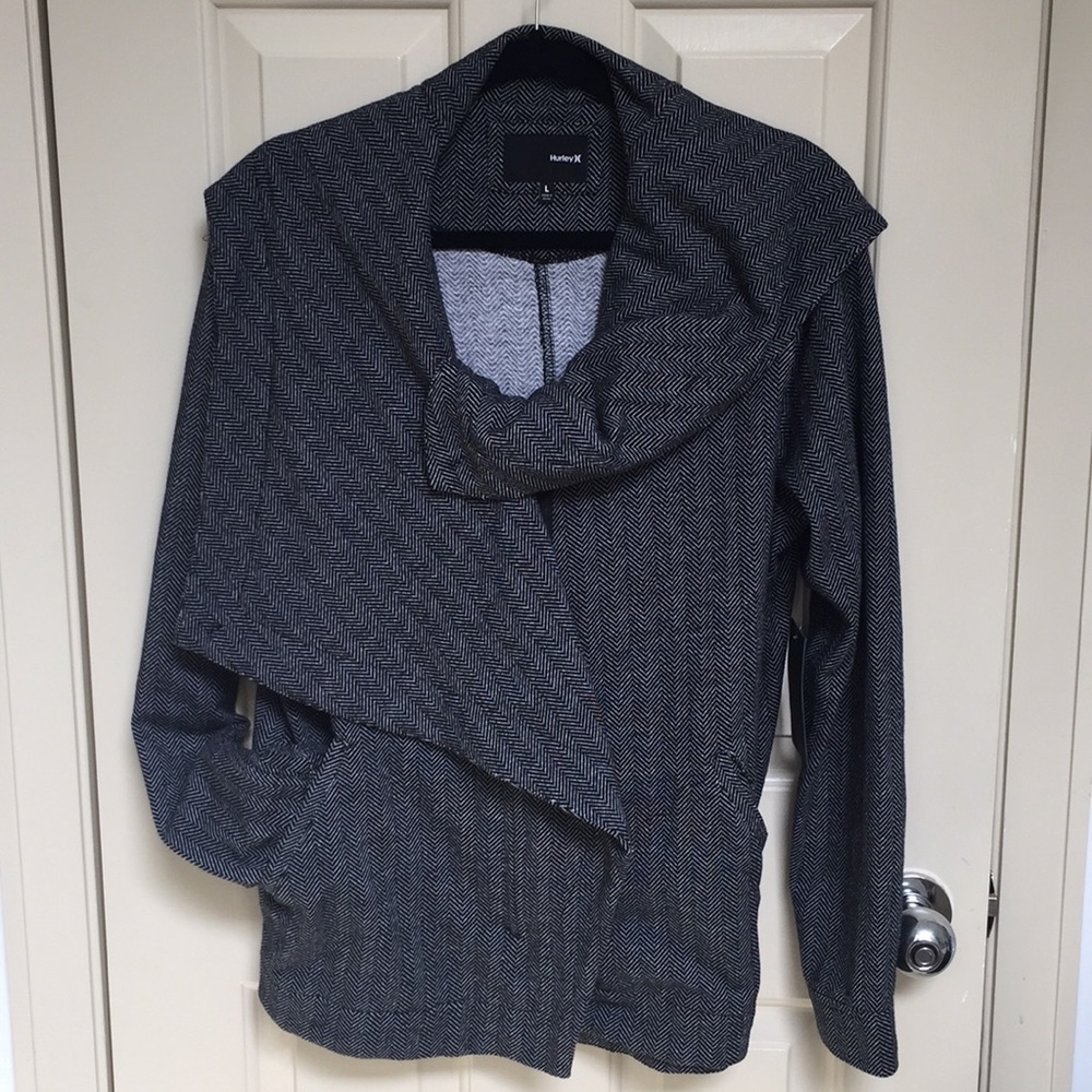Hurley herringbone jacket size L NWT